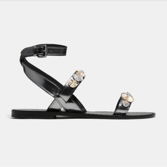 Coach Eleanor Mirror Metallic sandal women’s size 6 EUC - Picture 3 of 14